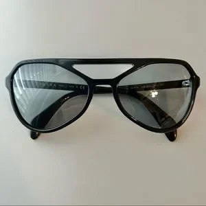 Prada | Accessories | Euc Prada Spr22r Black Sunglasses 